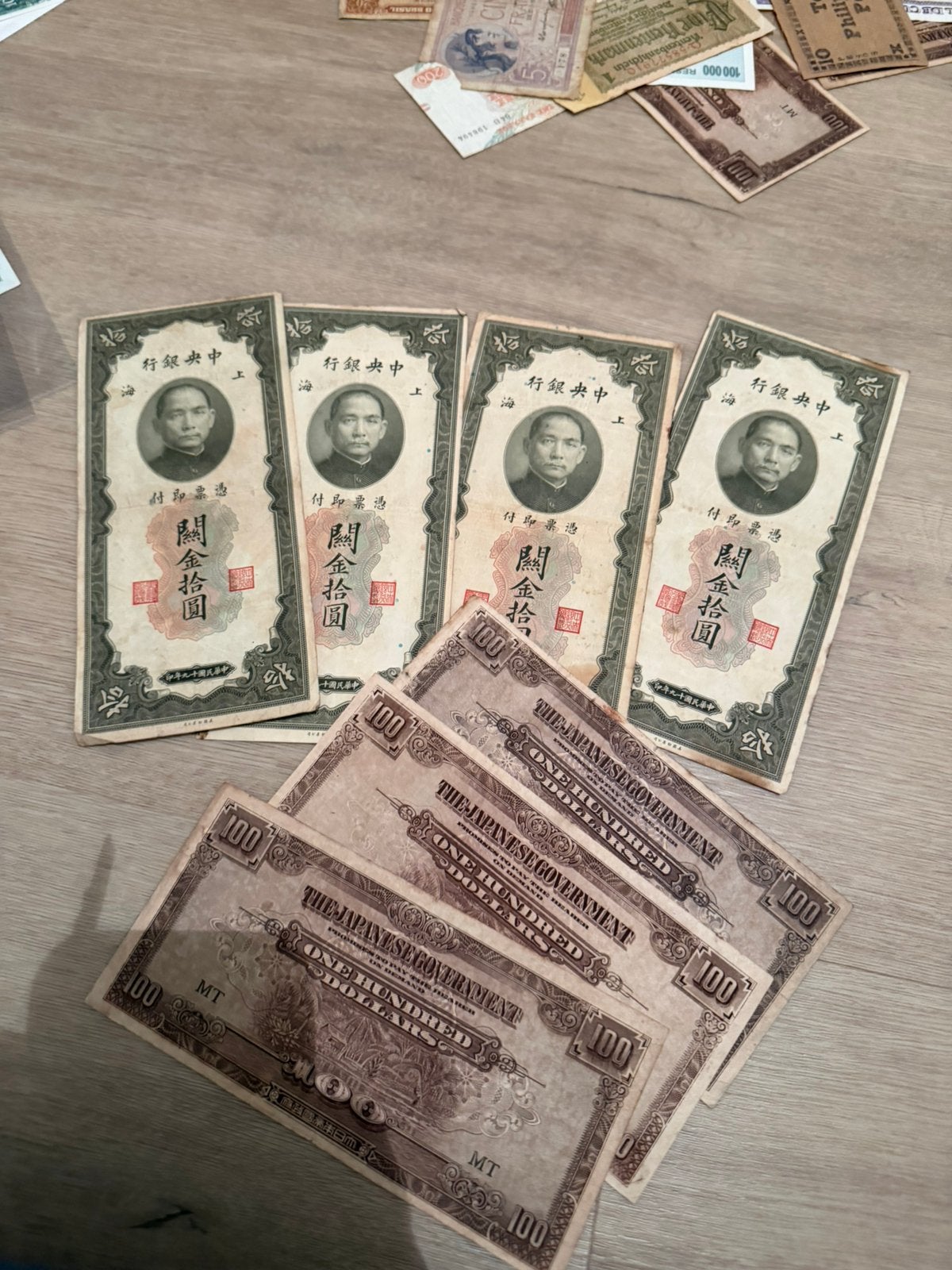 Joli lot de billets asiatiques, Enlèvement ou Envoi