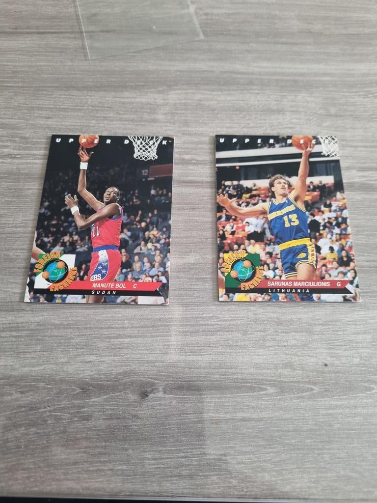 Upper deck 92-93 international Spanish, Ophalen of Verzenden, Gebruikt, Meerdere plaatjes