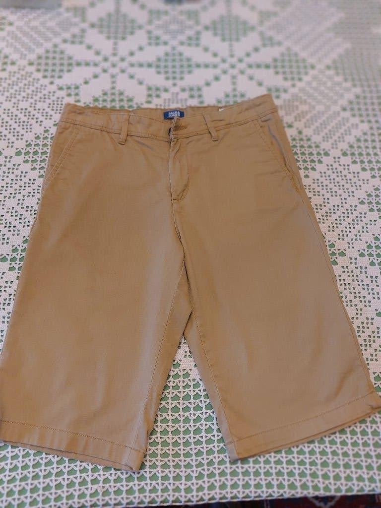 LICHT BRUINE BERMUDA MAAT 170 JACK&JONES, Zo goed als nieuw, Ophalen, Broek, Jongen
