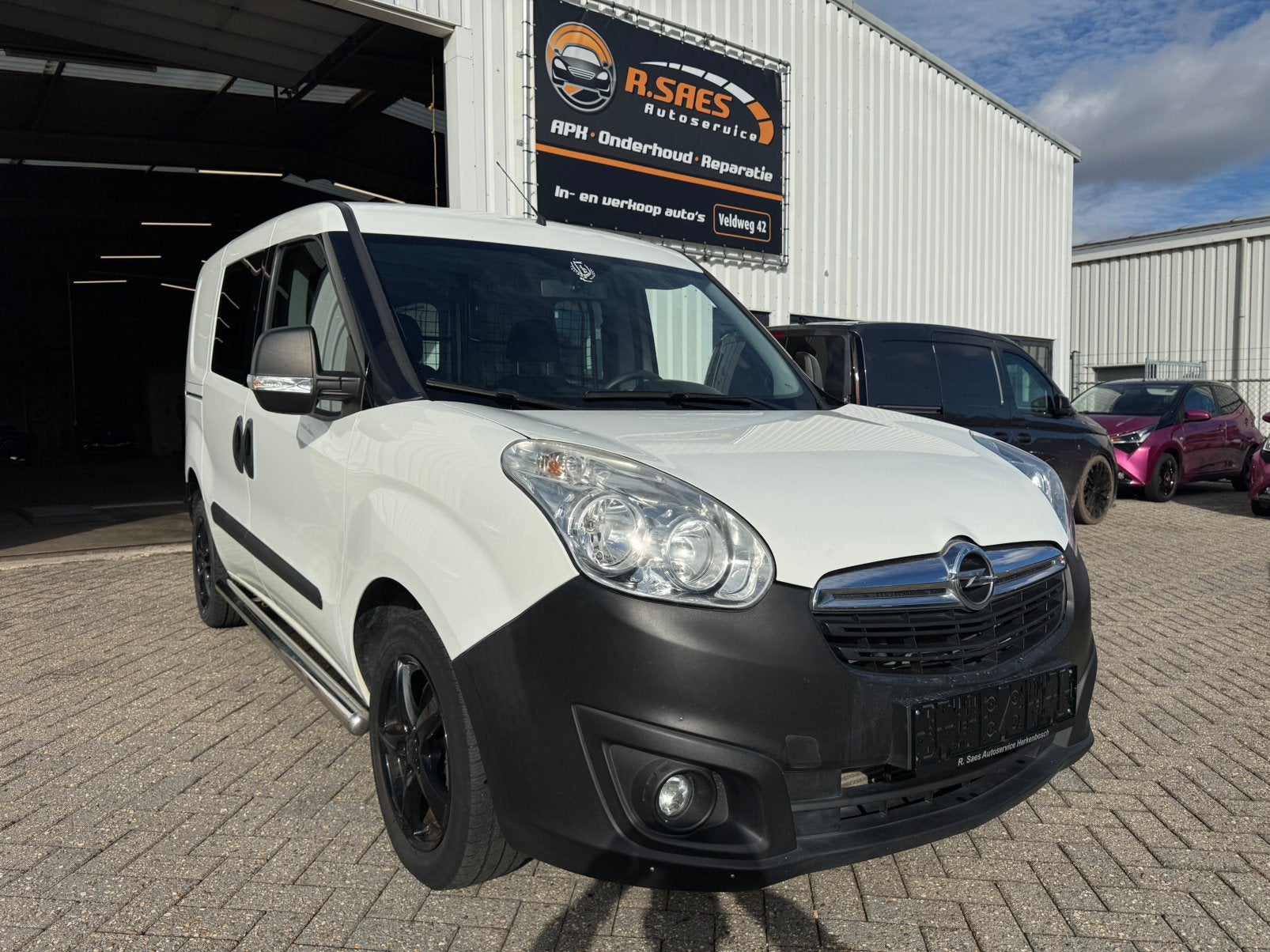 Opel Combo 1.4 benzine Lichte Vracht  2016 airco, Dealer onderhouden, Stof, Wit, Particulier