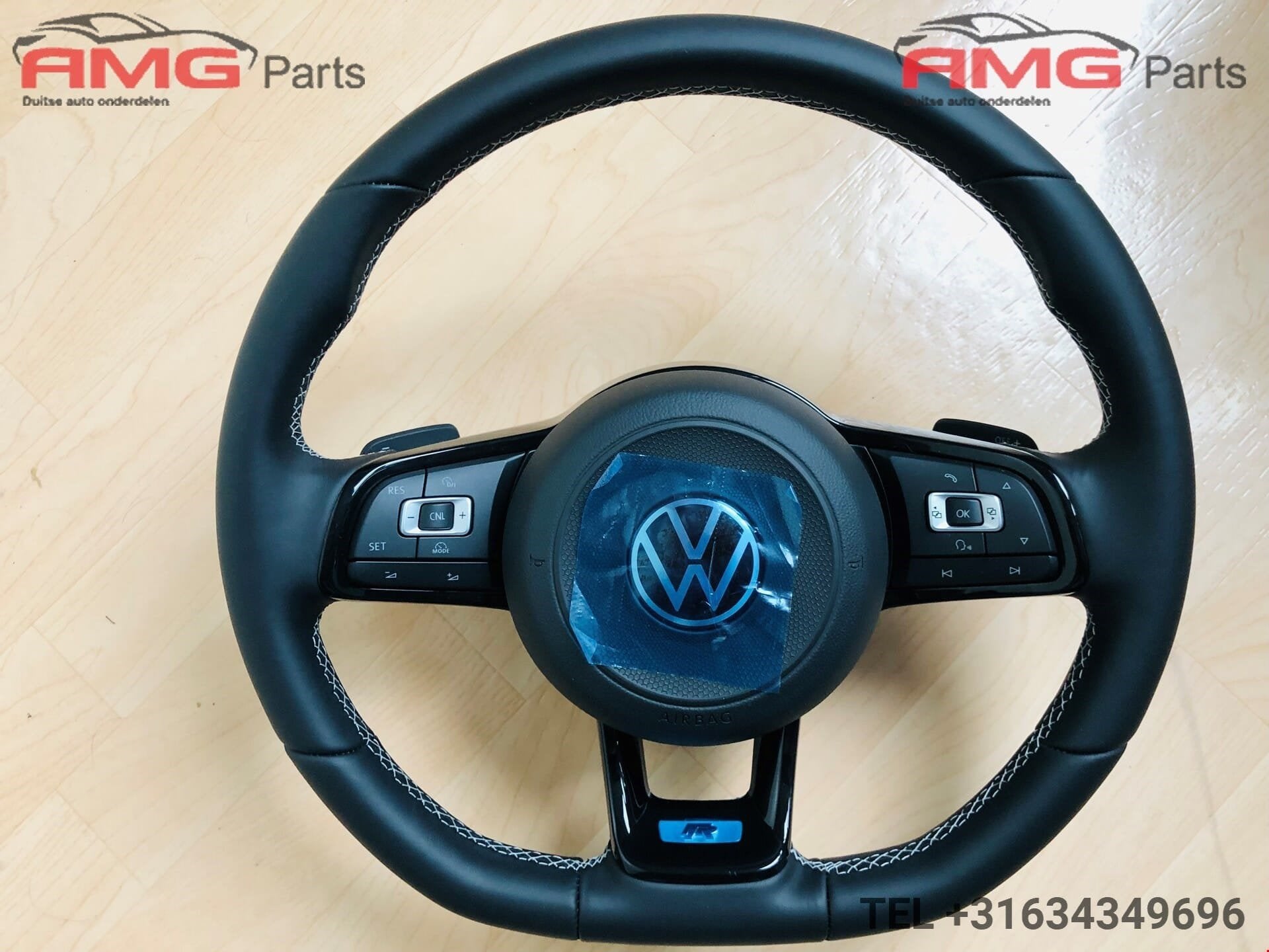 Vw Golf 7 R Stuur met Airbag Facelift, Auto-onderdelen, Volkswagen, Volkswagen AG, Nieuw, Vw@volkswagen.de