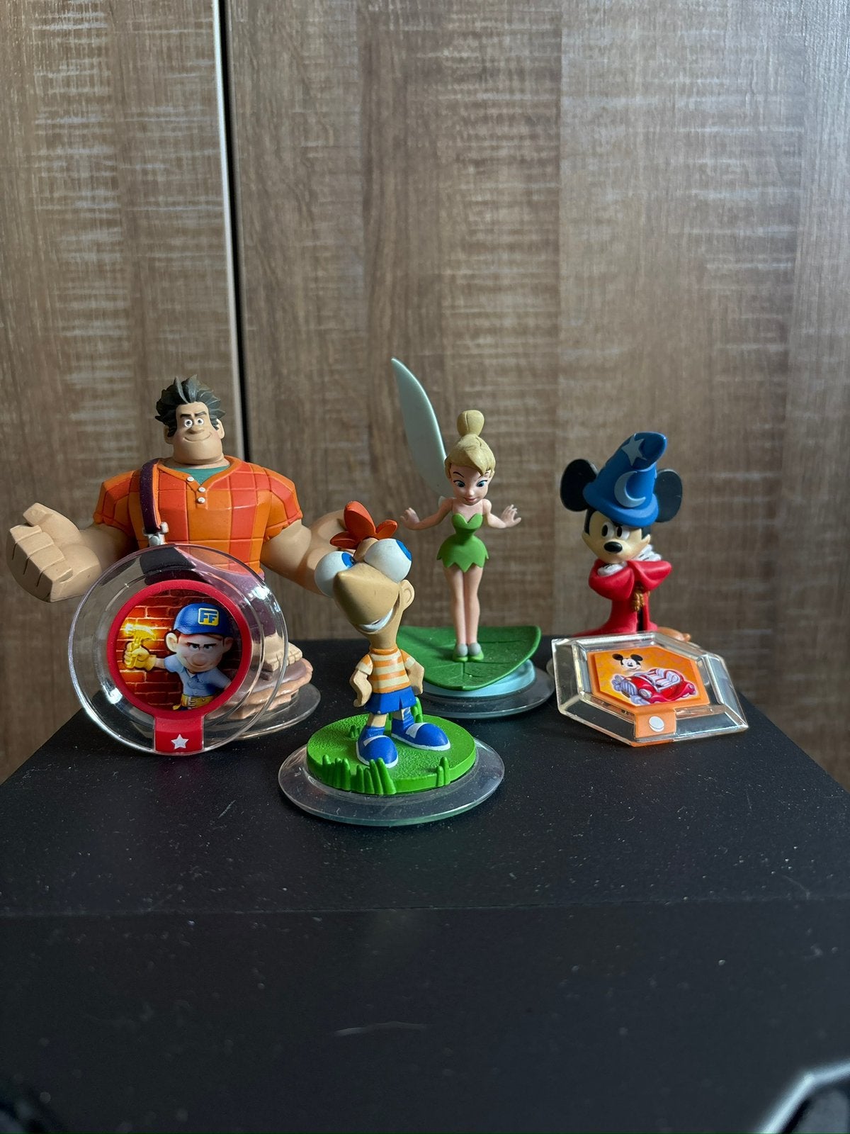 Set van 3 disney infinity poppetjes + powerdiscs, Enlèvement ou Envoi, Comme neuf
