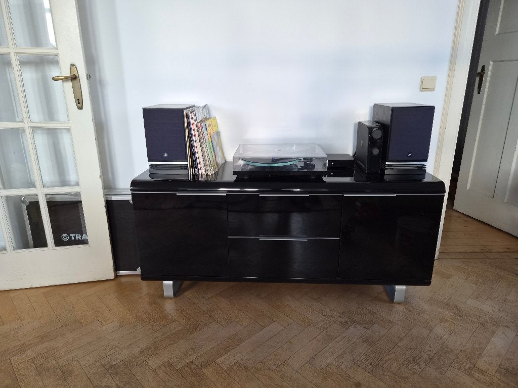 Meuble console noir laqué, Maison & Meubles, 25 à 50 cm, Moins de 100 cm, 150 à 200 cm, Enlèvement