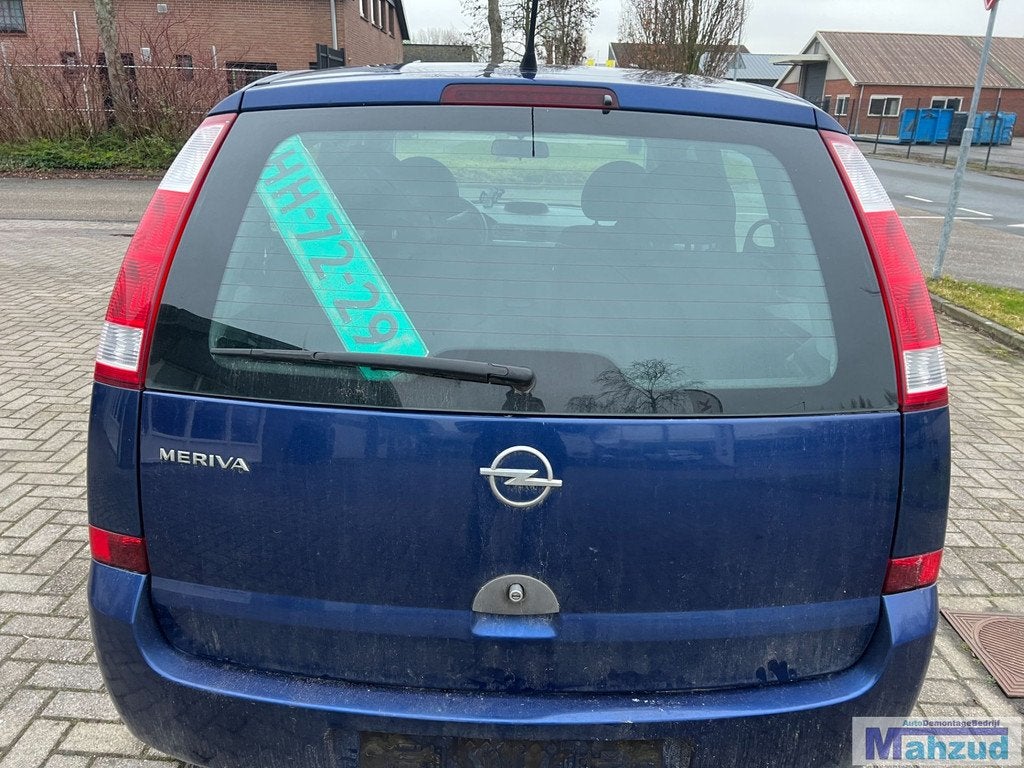 OPEL MERIVA A Blauw Z21B achterklep 2003-2010, Gebruikt, Deur, Opel Automobile GmbH, Kontakt@opel-infoservice.de