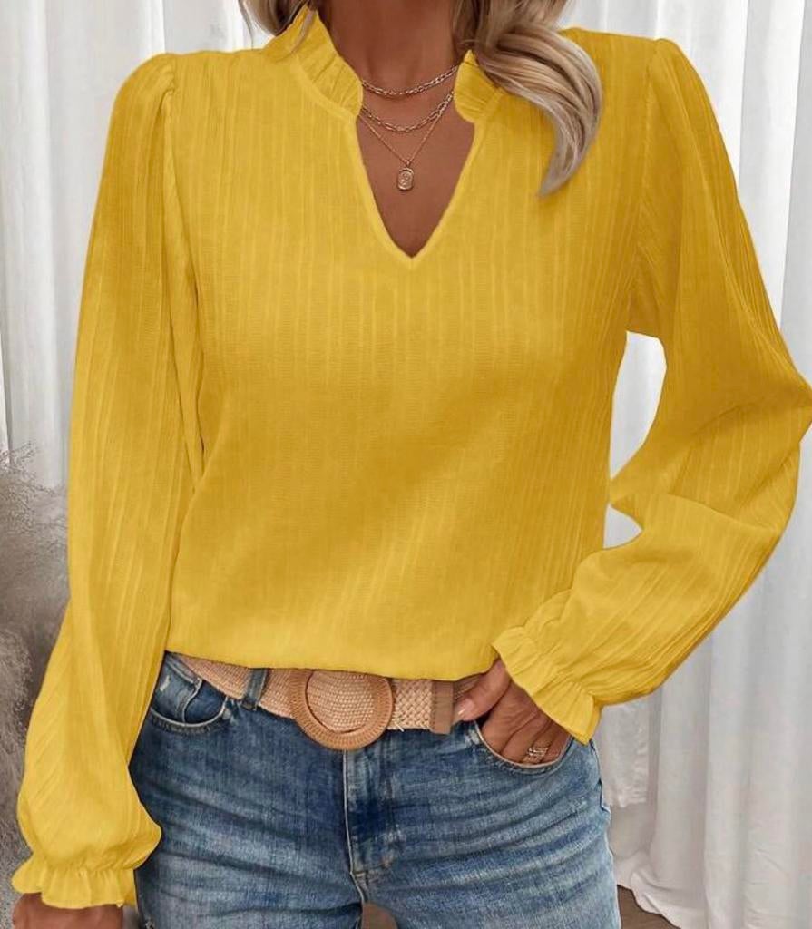 Mooie nieuw blouse L, Kleding | Dames, Ophalen of Verzenden, Nieuw, Maat 42/44 (L), Geel