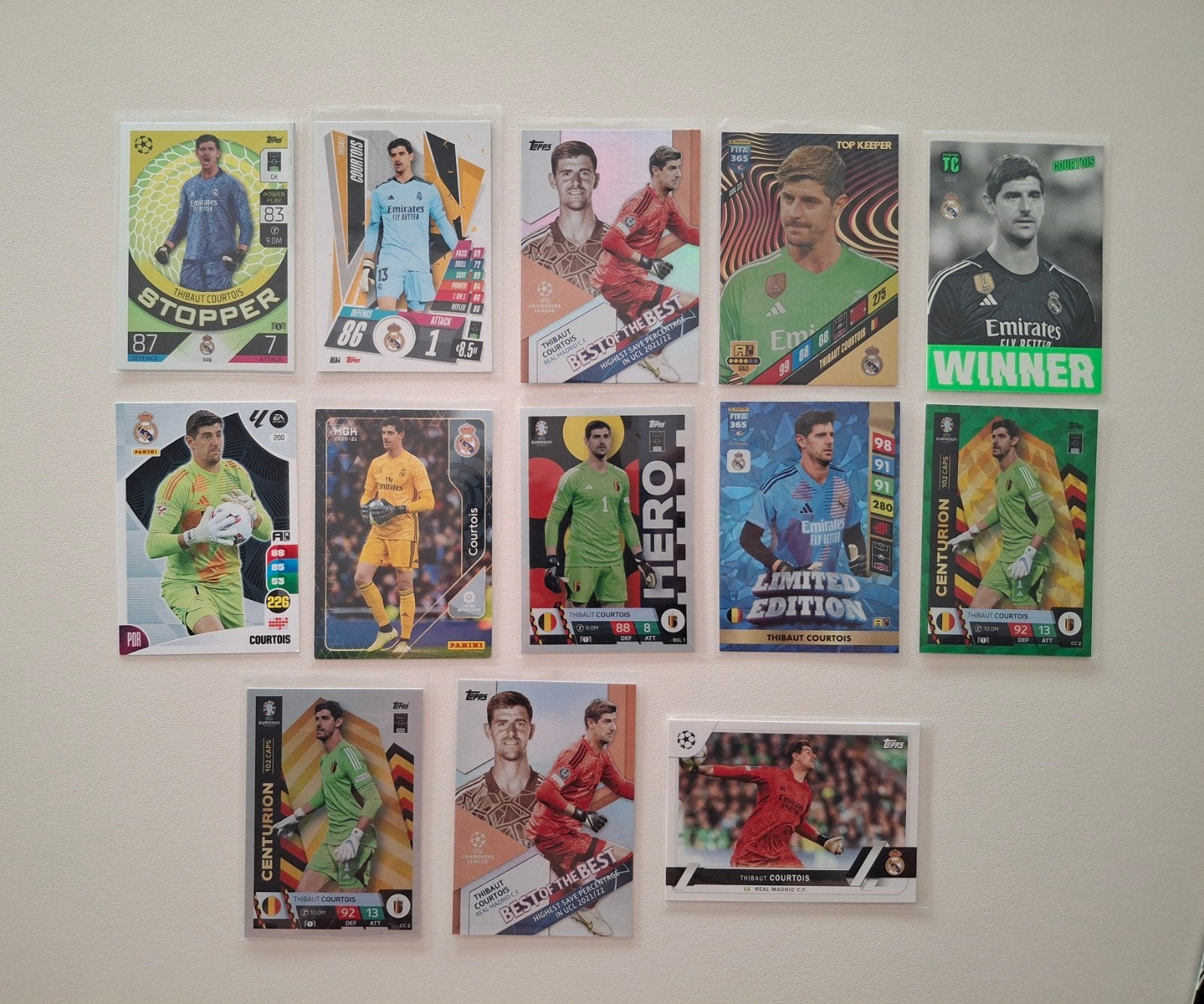 Thibaut Courtois collectionne les cartes !, Hobby & Loisirs créatifs, Enlèvement ou Envoi