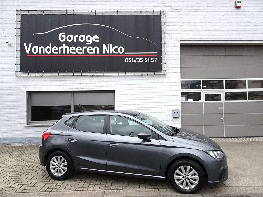 SEAT Ibiza 1.0i MPi 5d. Style NAVI,TREKHAAK,CRUISE,BLUETH,AL, Auto's, Seat, Stof, Ibiza, Bedrijf, 5 deurs