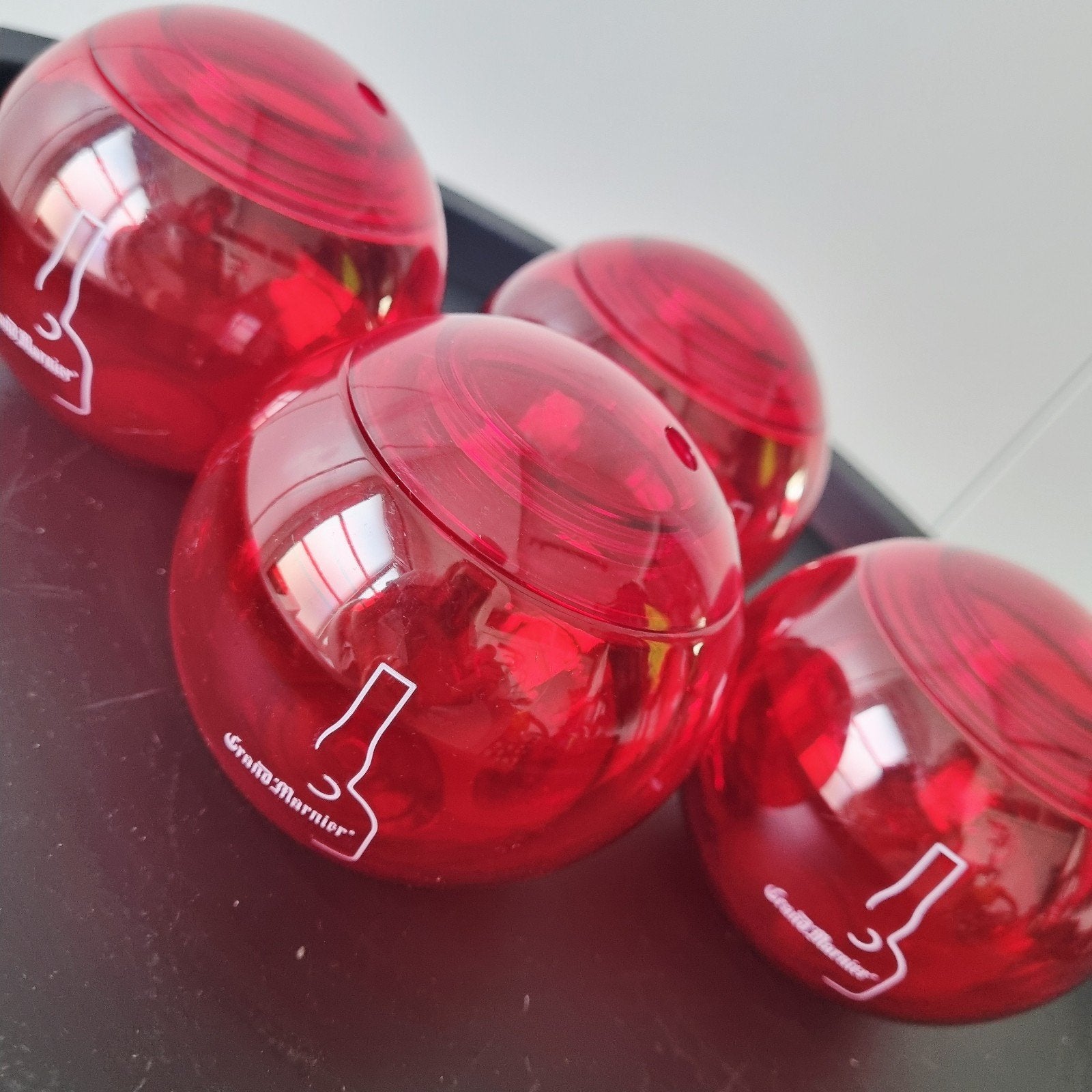 Nieuw! 4 Originele 'Grand Marnier' coctailbekers, Enlèvement, Neuf, Plastique