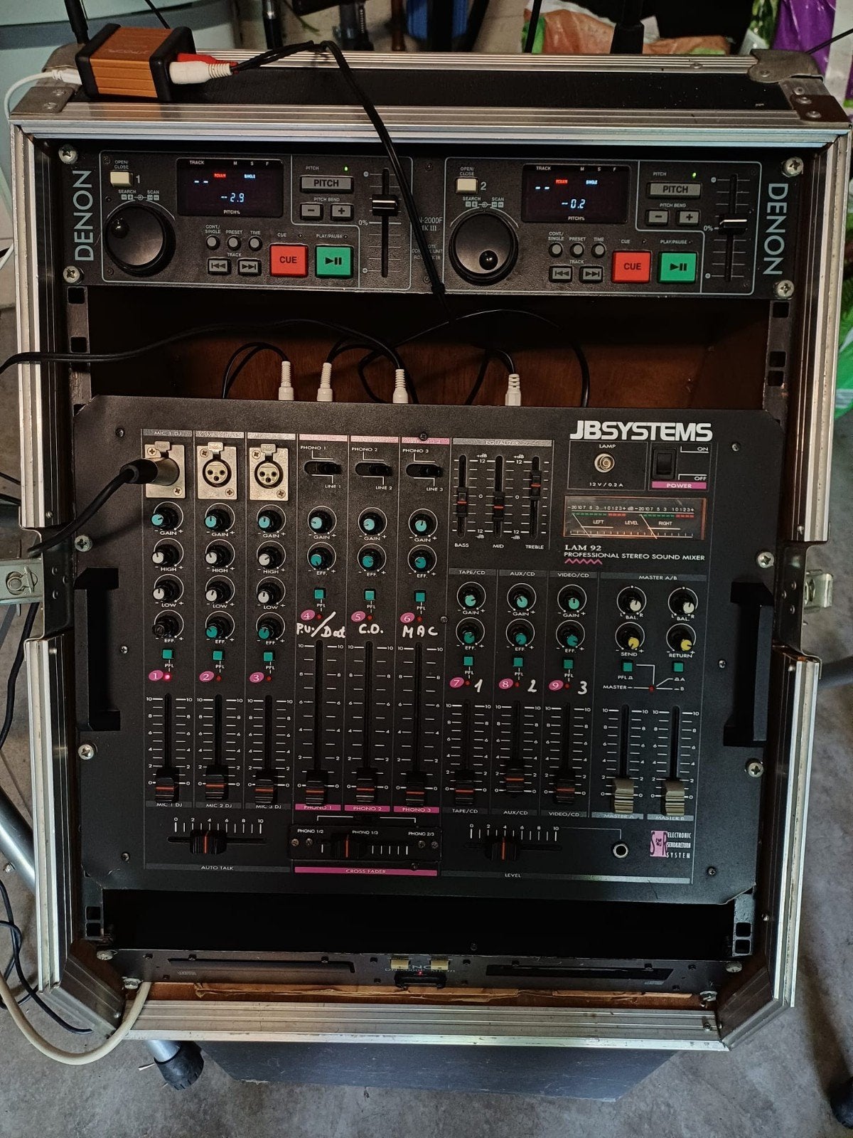 DJ set compleet, goed werknde staat, Muziek en Instrumenten, Ophalen, Gebruikt, Denon