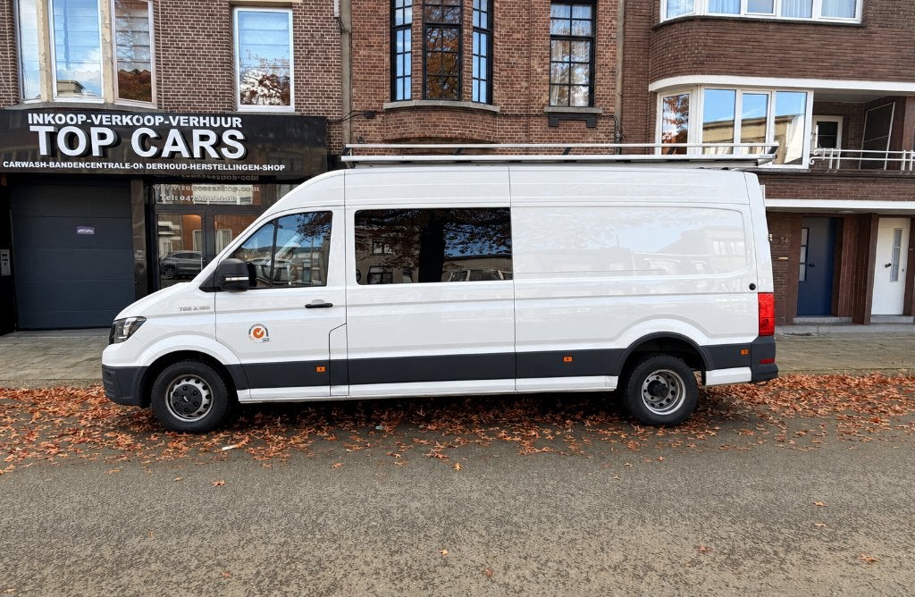 Man TGE 5.180 2.0TDI *** L4H3/ Cabine double/ 6 sièges***, Autos, Cuir, Achat, Euro 6, Entreprise