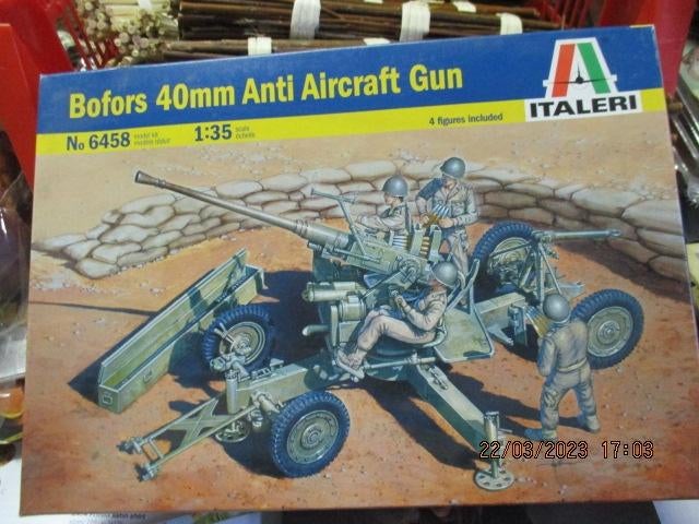 modelkit "canon bofors 40mm", Ophalen of Verzenden, Nieuw