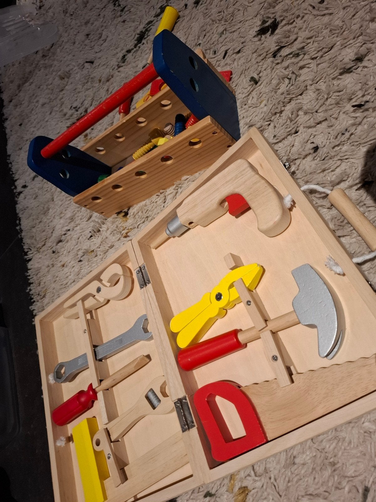 houten speelgoed timmerman werkman, Enfants & Bébés, Enlèvement