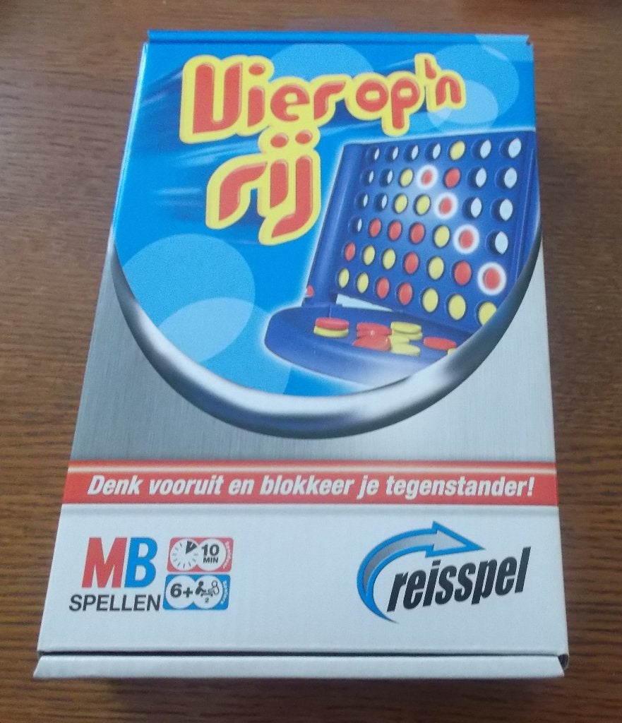 Reisspel Vier op 'n rij / MB, Ophalen, MB, Een of twee spelers, Zo goed als nieuw