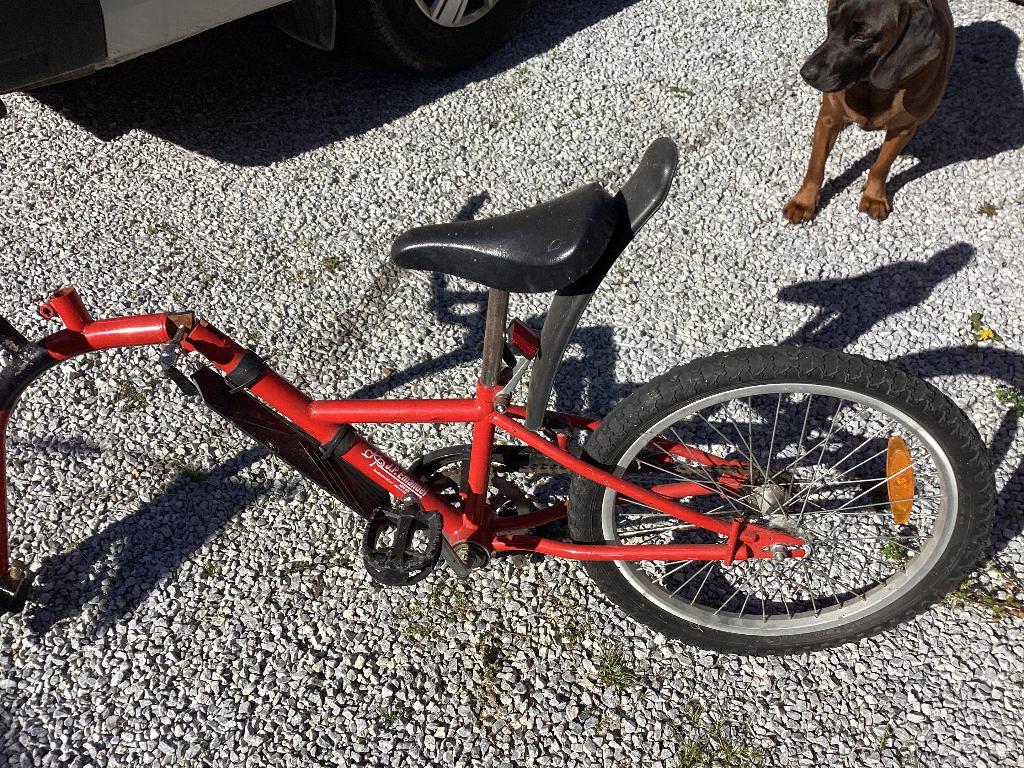 Aanhangfiets, Ophalen, Zo goed als nieuw