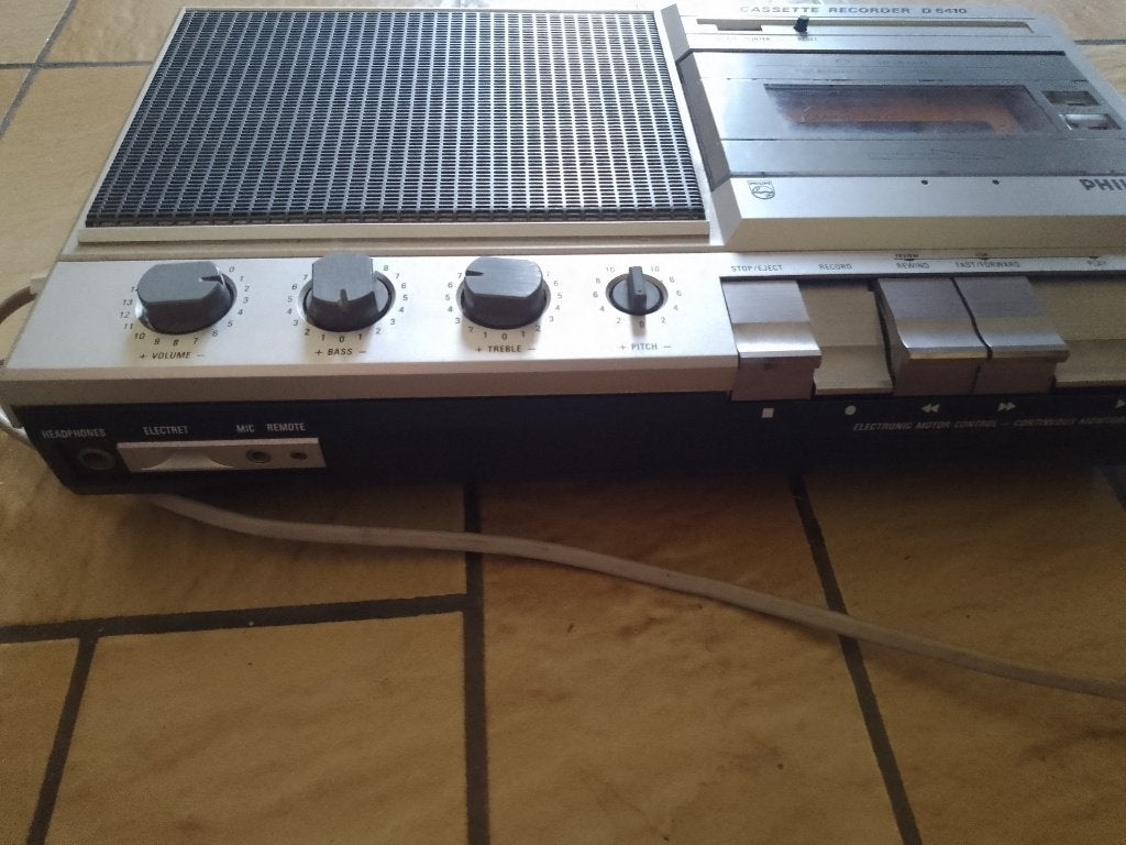Philips cassette recorder, Ophalen of Verzenden, Enkel, Philips, Tape counter