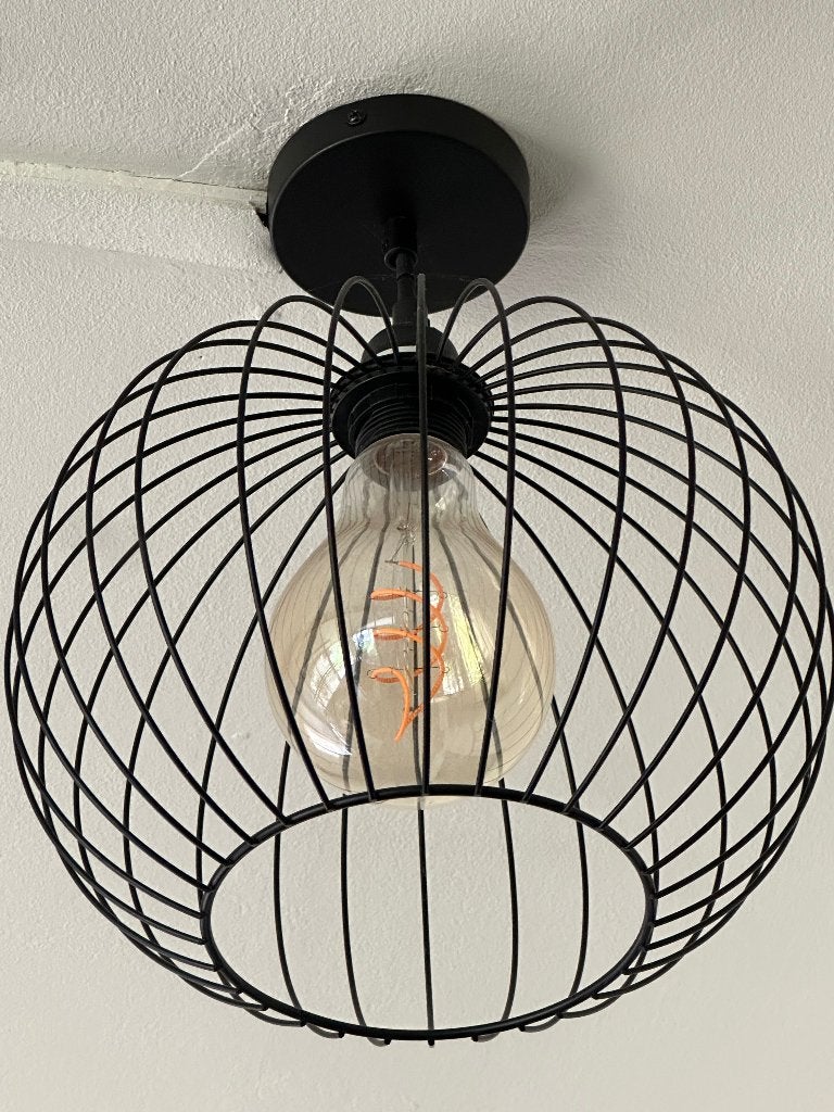 Lamp, Maison & Meubles, Noir, Enlèvement, Comme neuf, Métal
