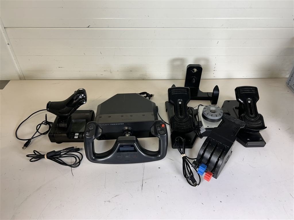 A7399. Flight Simulator set, Games en Spelcomputers, Spelcomputers | Overige Accessoires, Gebruikt, Ophalen of Verzenden