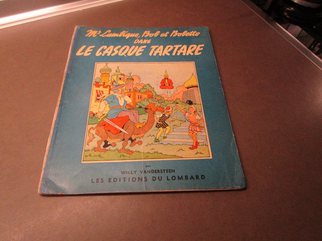 DERNIER JOUR : Bob et Bobette : Casque Tartare - 1955 - 1 éd, Enlèvement ou Envoi, Willy Vandersteen, Une BD, Utilisé