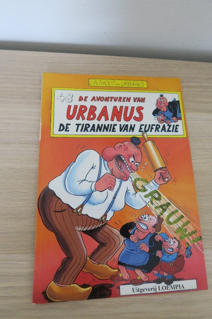 De Tirannie van Eufrazie- Urbanus, Gelezen, Linthout en Urbanus, Eén stripboek, Ophalen of Verzenden