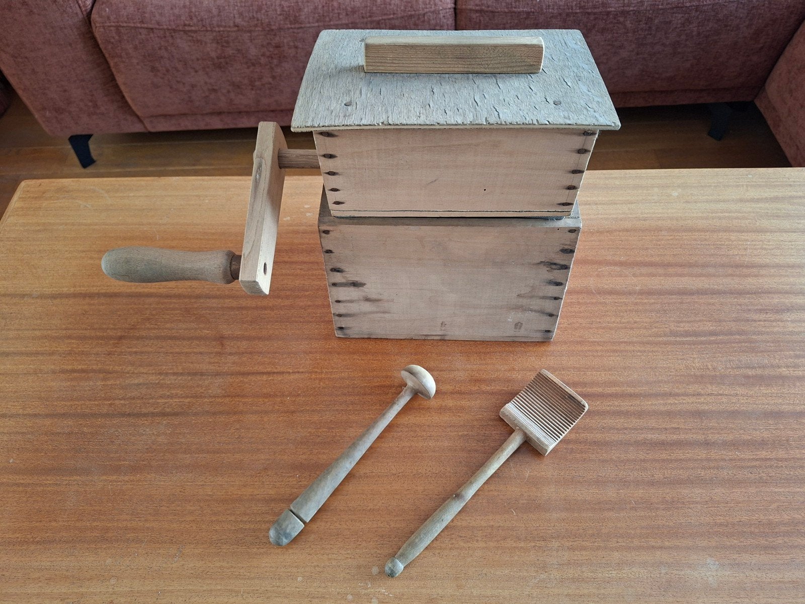 Houten meelzeef, Antiek en Kunst, Ophalen