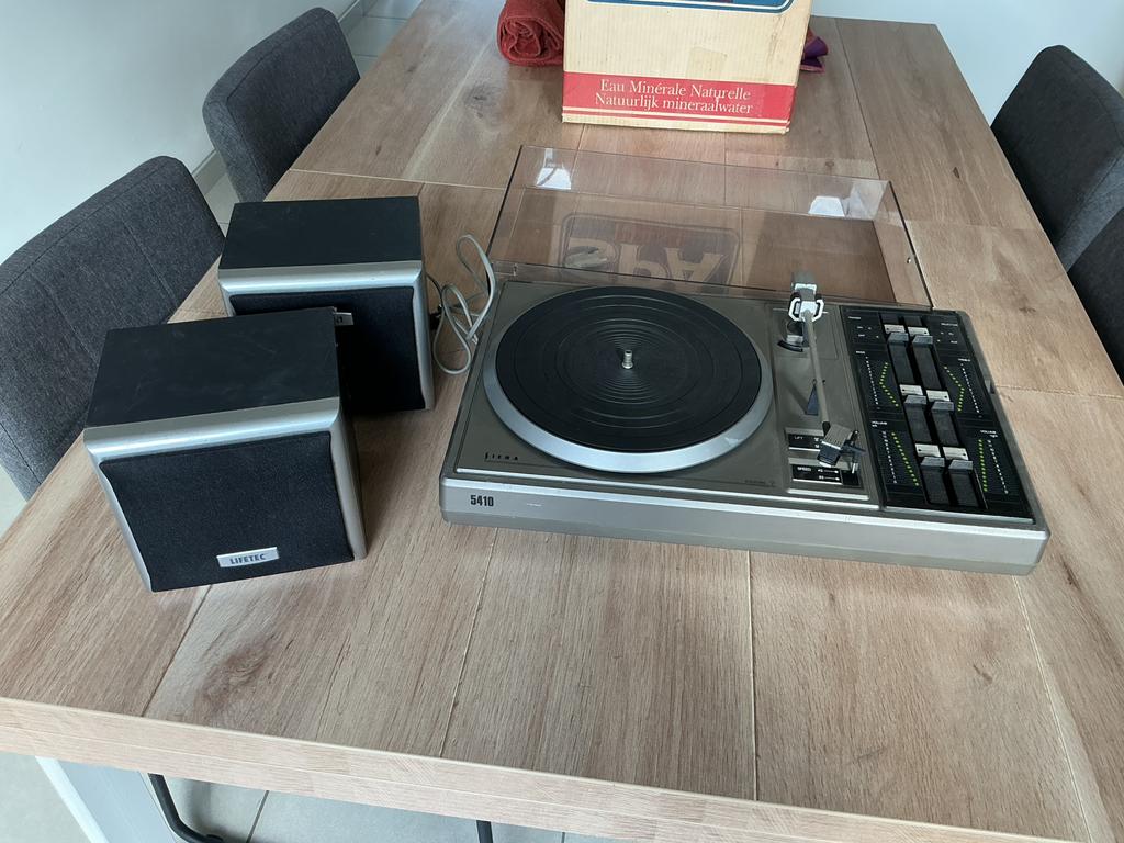 Tourne.disque vintage, TV, Hi-fi & Vidéo, Enlèvement, Utilisé