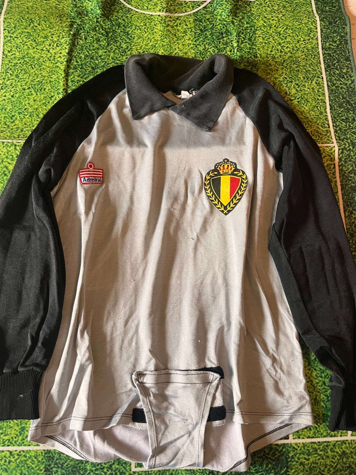 Maillot gardien Admiral matchworn belgique, Enlèvement ou Envoi, Maillot