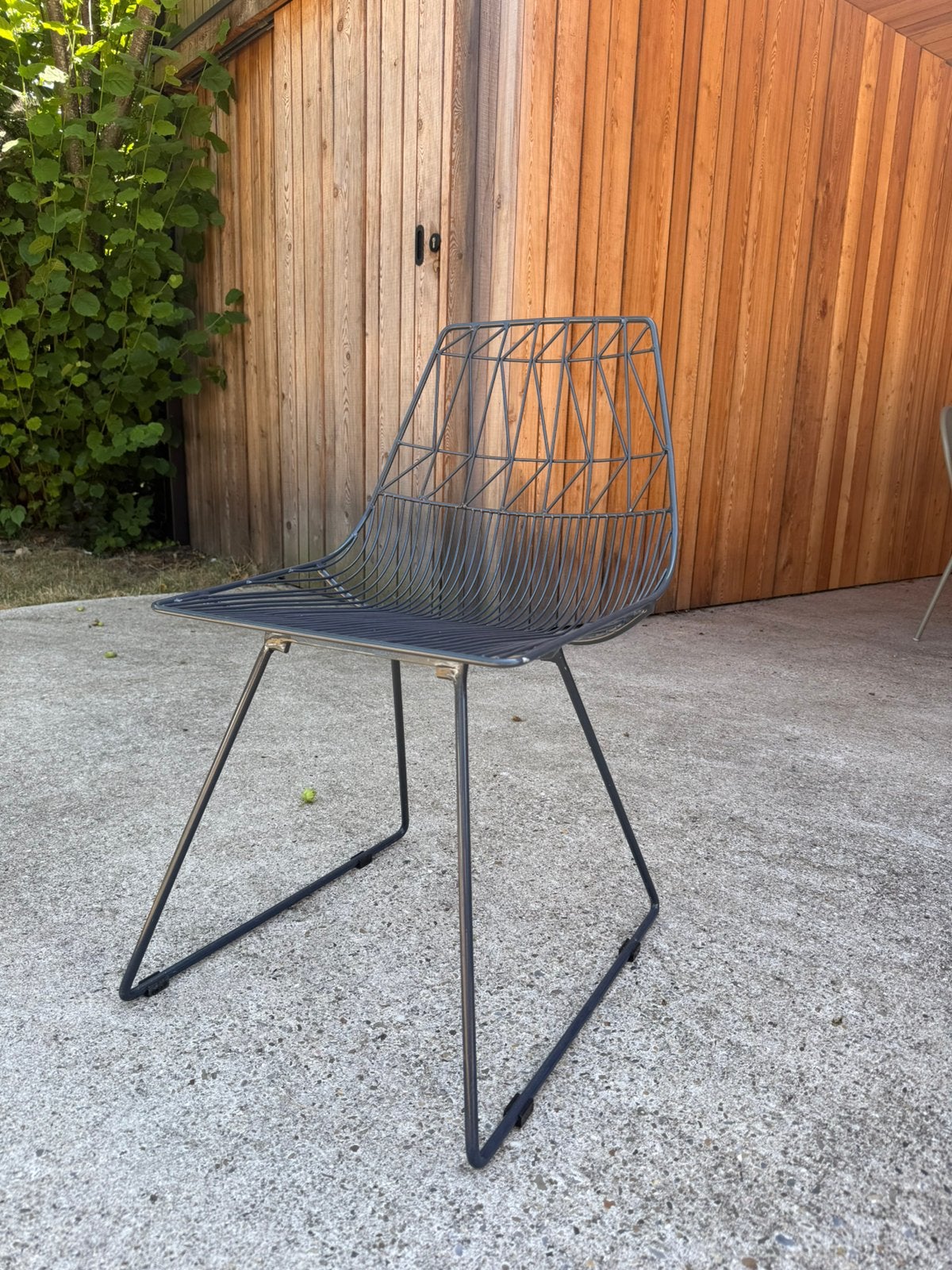 4 stijlvolle draadstoelen voor buiten of binnen, Ophalen, Gebruikt, Vier, Metaal