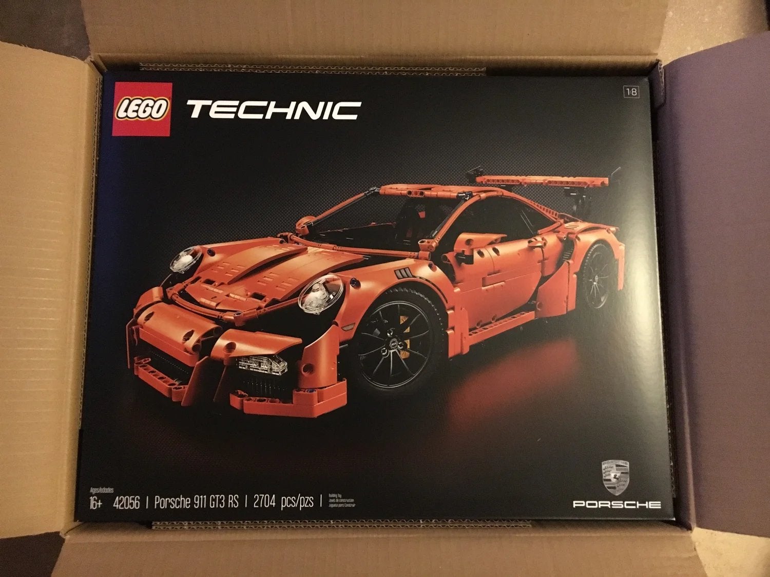 lego technic porsche 911 gt3 rs, Verzenden, Lego, Nieuw, Complete set
