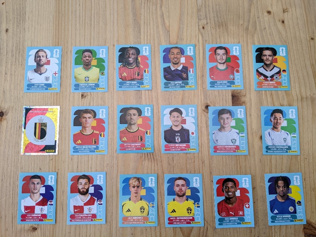 Panini stickers te ruil, Ophalen of Verzenden, Nieuw, Meerdere stickers