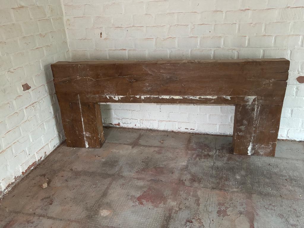 Schoorsteen mantel massief eiken, Ophalen