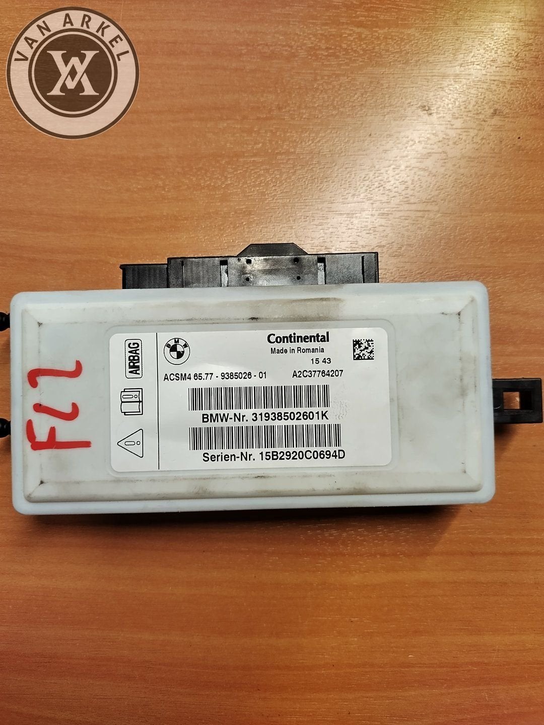 Airbag module F22 9385026, -, Utilisé, -, Enlèvement ou Envoi