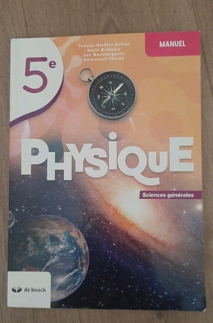 Livre physique 5e, Livres
