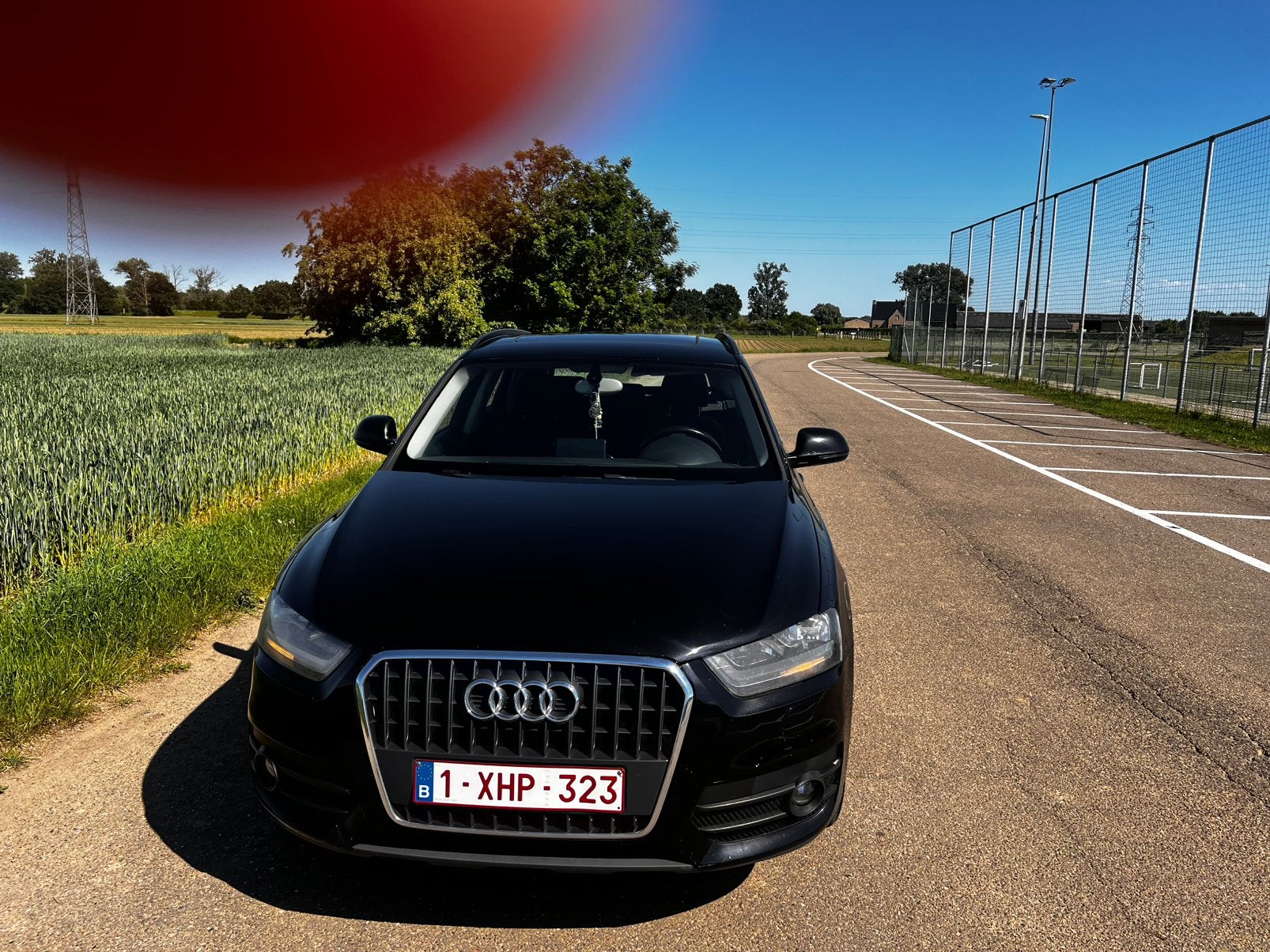 Audi Q3 quattro 2.0 tdi automaat, Auto's, Automaat, 1998 cc, Zwart, Leder en Stof