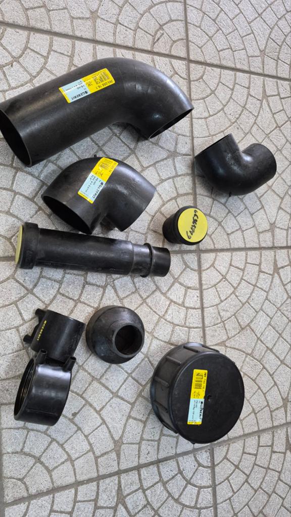 Geberit Évacuation synthétique/ PE à souder, Bricolage & Construction, Sanitaire