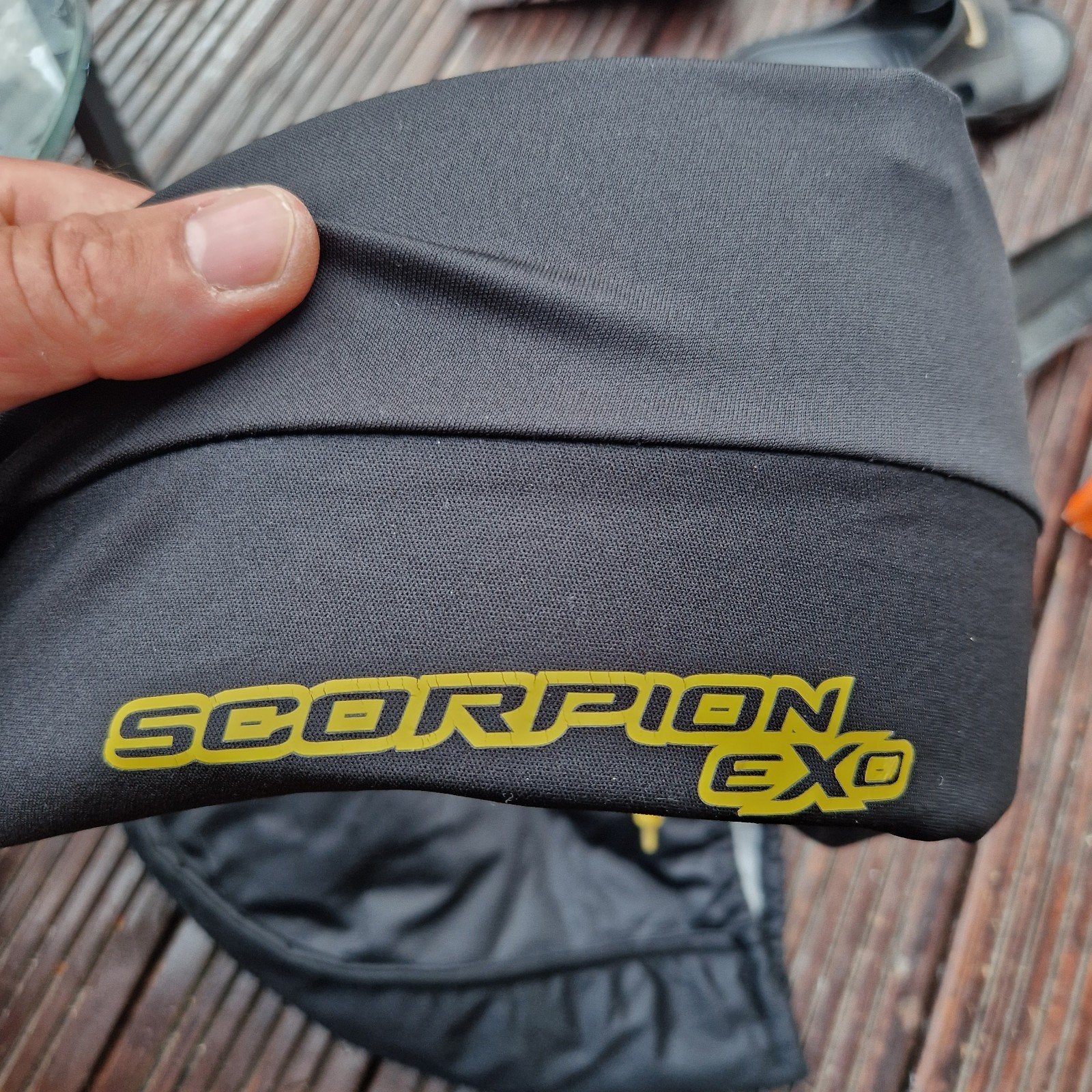Scorpion exo , helm  visor new husje, Motoren, Ophalen