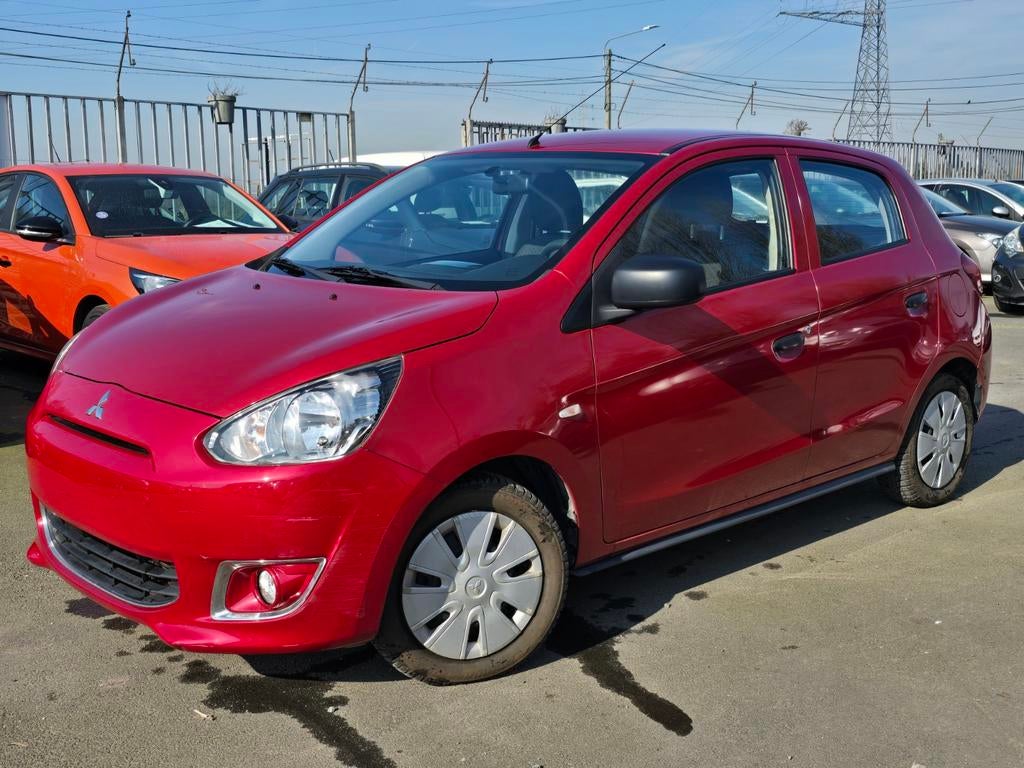 MITSUBISHI SPACE STAR 1000CC BENZINE 09/2013 70,000KM, Autos, Mitsubishi, Rouge, Euro 5, Achat, 96 g/km