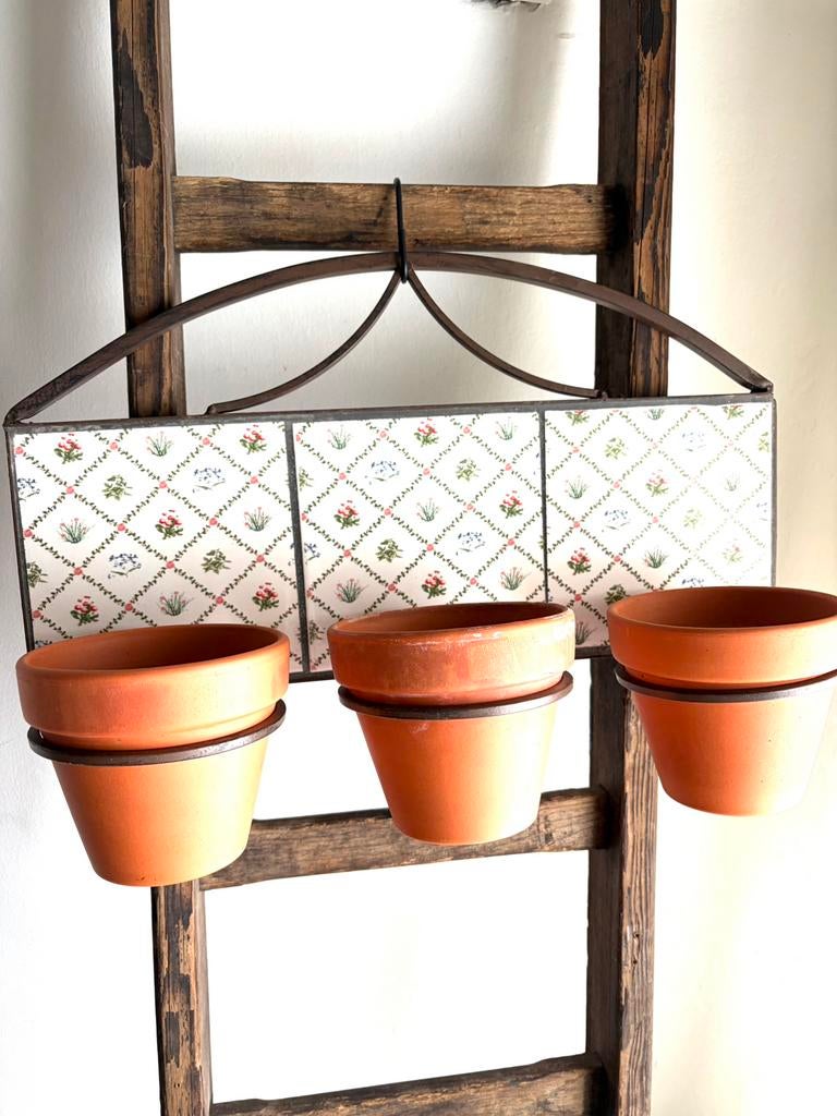 Tuin/ keukenrekje gietijzer/ tegeltjes, Tuin en Terras, Ophalen, Zo goed als nieuw