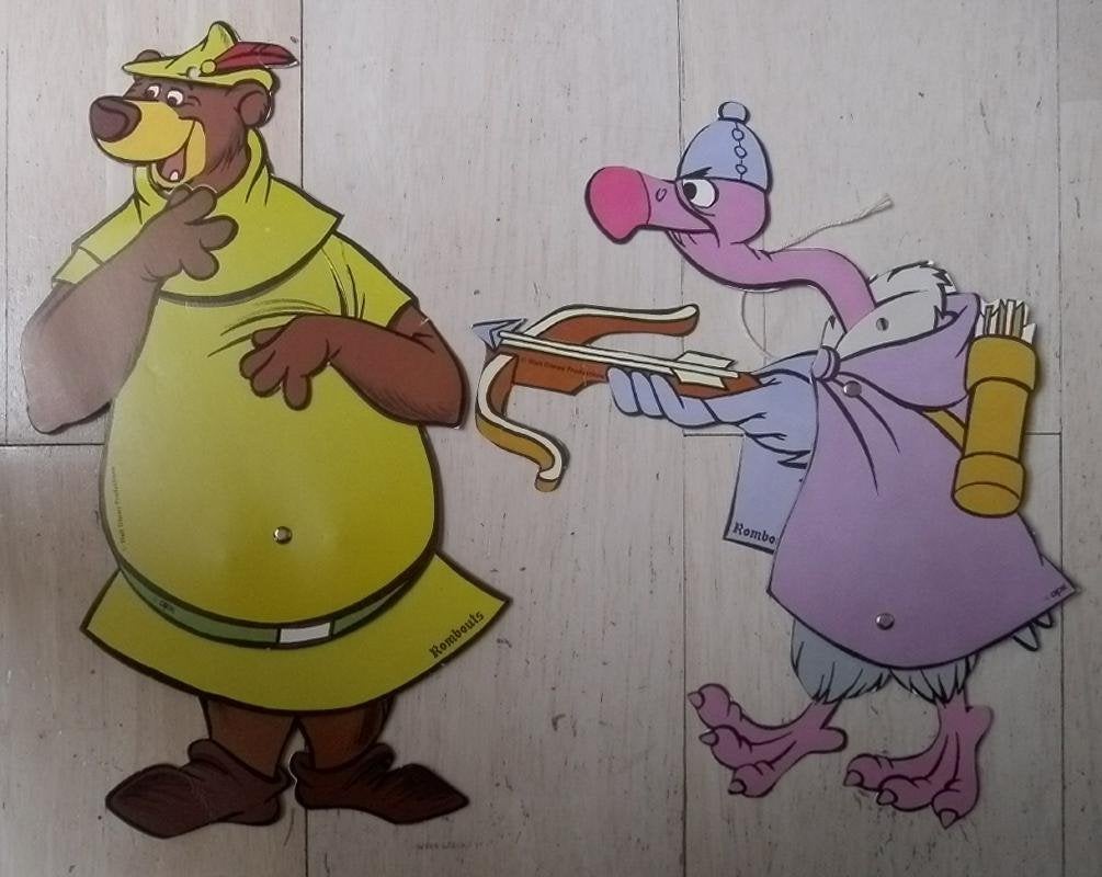 Robin Hood trekpoppen ( Disney / Rombouts koffie ), Verzamelen, Ophalen of Verzenden