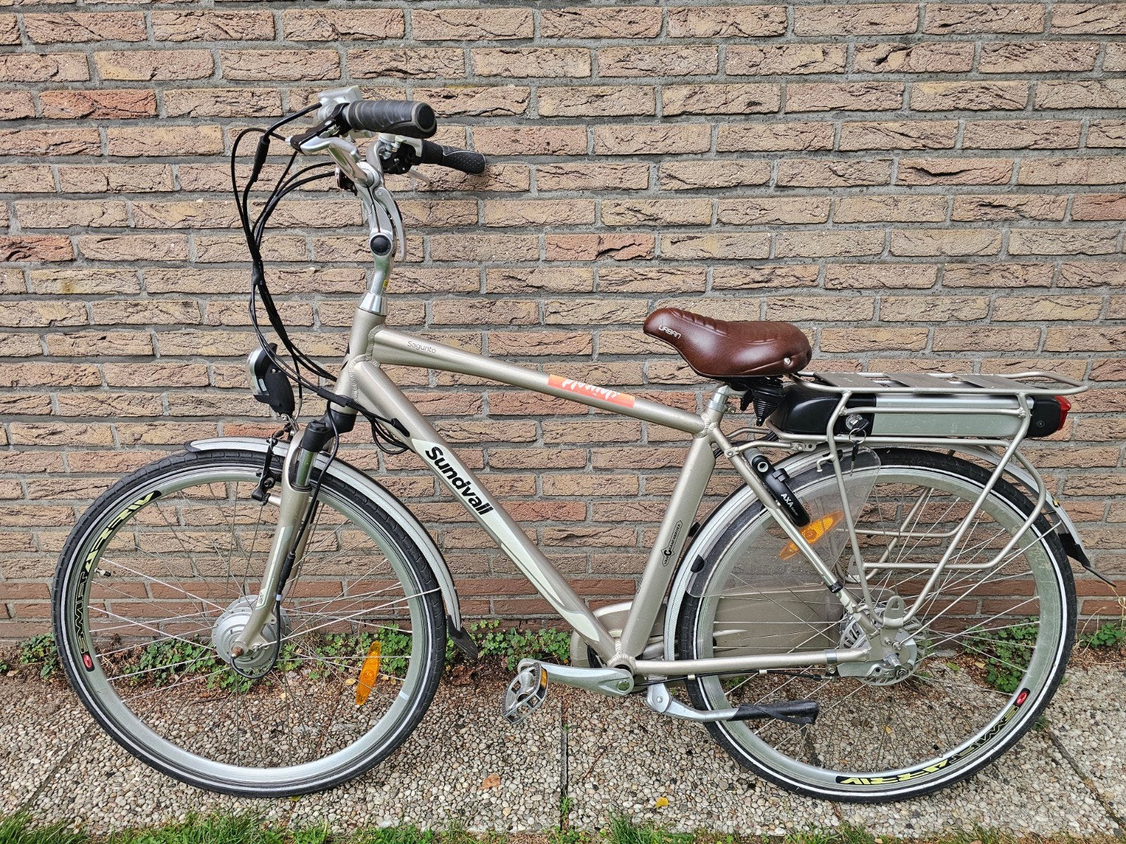 Sundvall Elektrische herenfiets, Vélos & Vélomoteurs, Autres marques, 51 à 55 cm, Enlèvement, Moins de 30 km par batterie