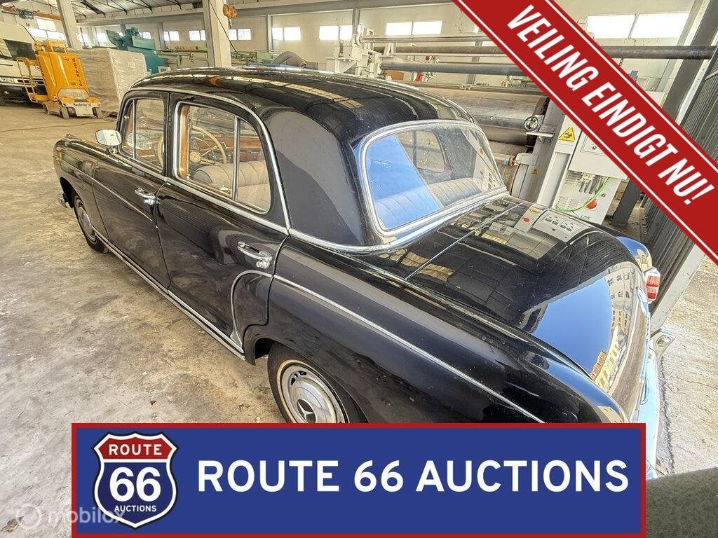 Mercedes-Benz 220 S Ponton | 1958 | Route 66 Auctions, Achat, Entreprise, Boîte manuelle, Autre carrosserie