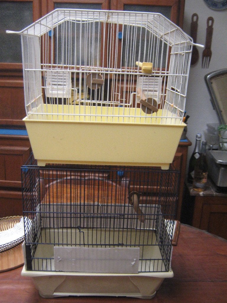 2 CAGES A OISEAUX, Animaux & Accessoires, Enlèvement, Comme neuf, Métal, Cage à oiseaux