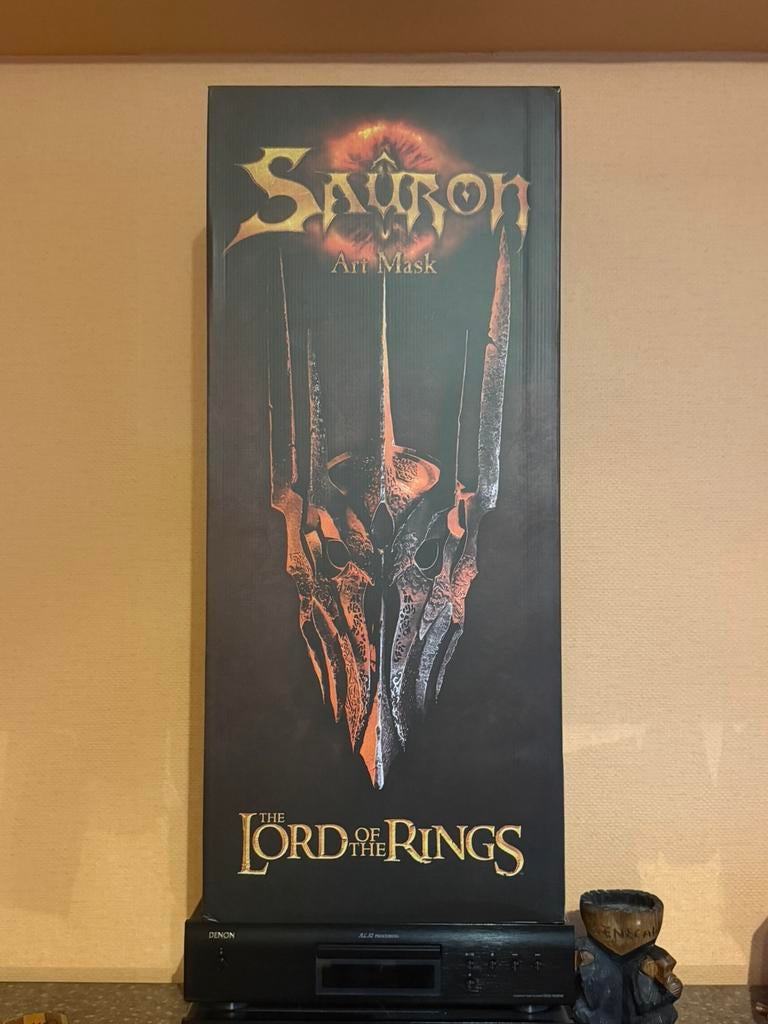 Masque artistique Sauron du Seigneur NOUVEAU dans sa boîte, Enlèvement