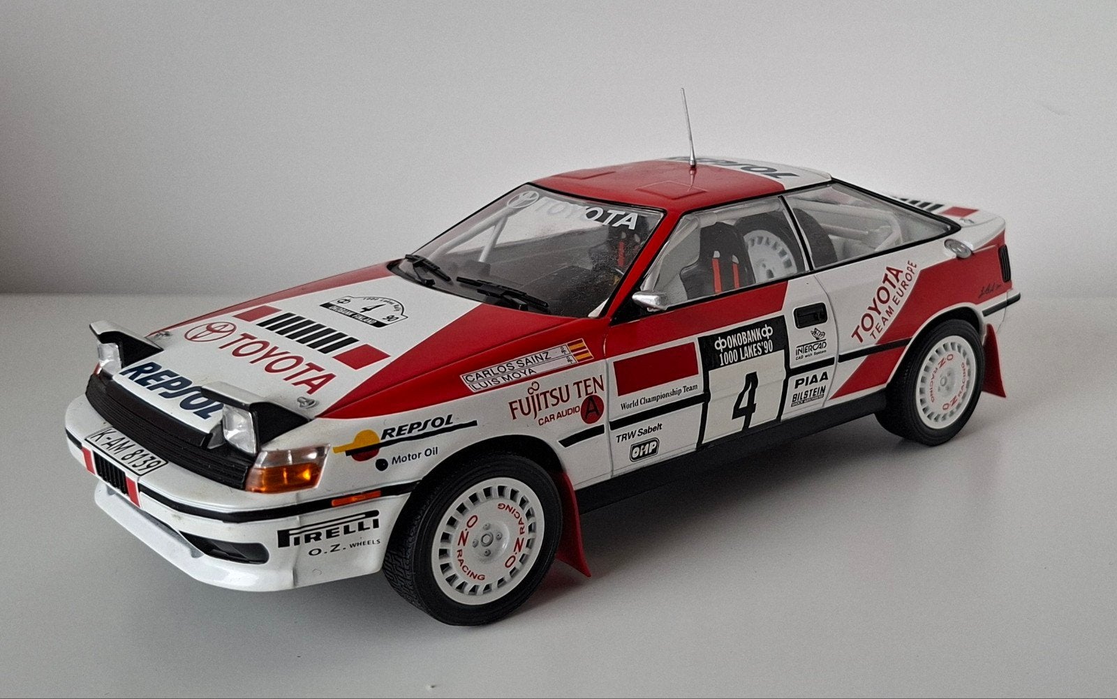Toyota Celica 1:18, Hobby & Loisirs créatifs, Voitures miniatures | 1:18, Enlèvement ou Envoi, Utilisé, Voiture, Autres marques