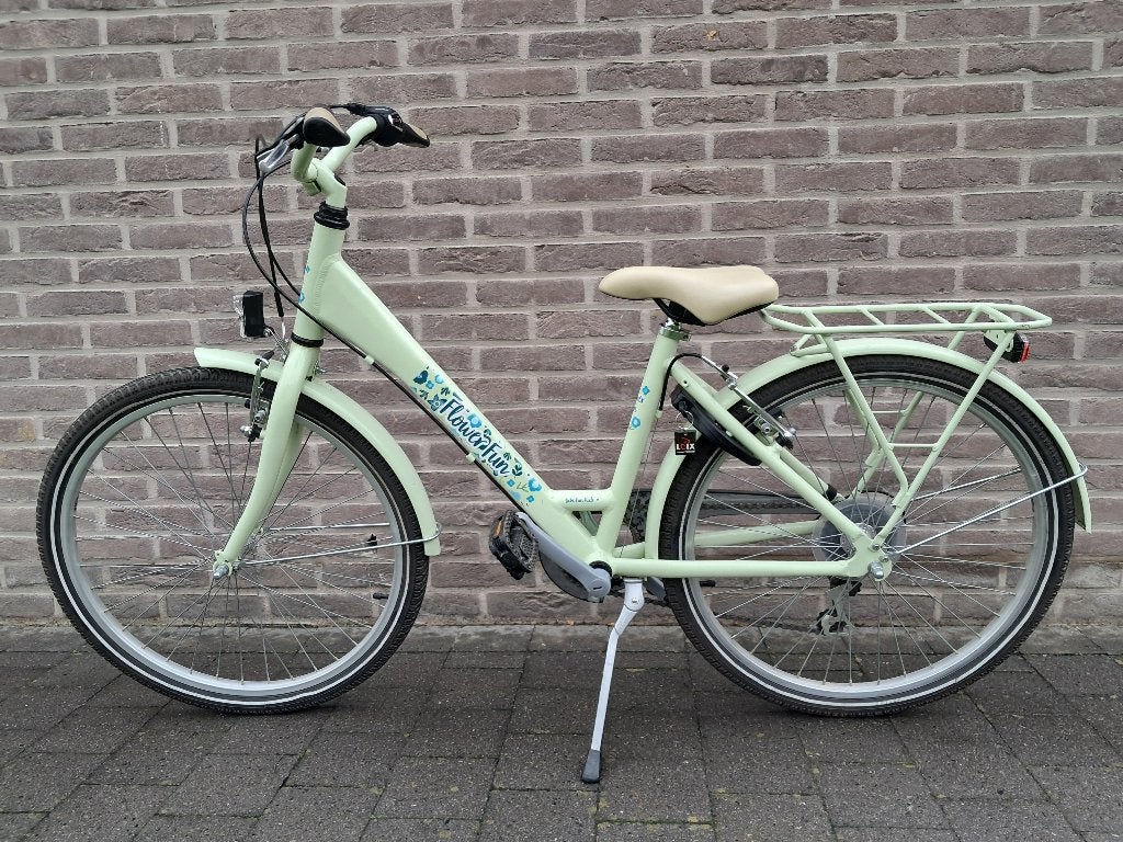 Meisjesfiets 24 inch, Vélos & Vélomoteurs, Vélos | Filles, Vitesses, Enlèvement, Frein sur jante, 24 pouces