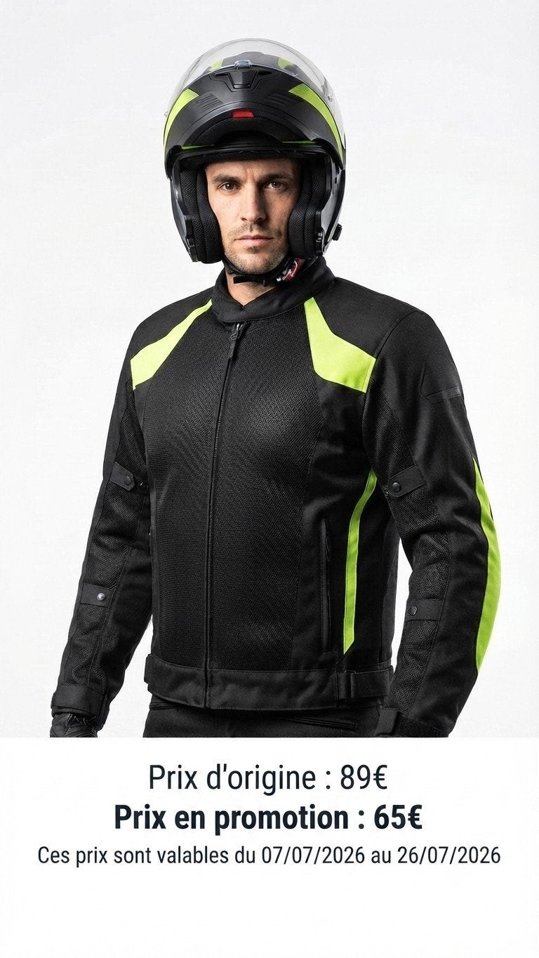 Veste de Moto d'ete textile cordura 600D neuf CE protecteurs, Envoi, Neuf, avec ticket, Femmes, Manteau | tissu