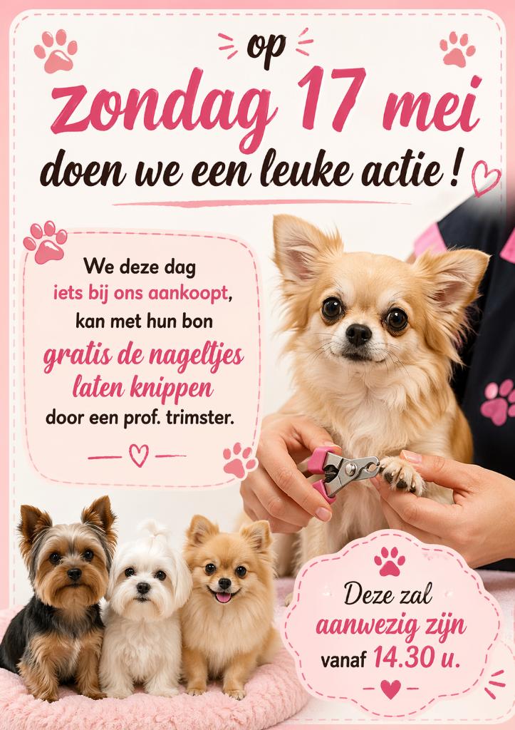 Op zondag 17 mei gratis nageltjes knippen bij aankoop !, Enlèvement, Neuf