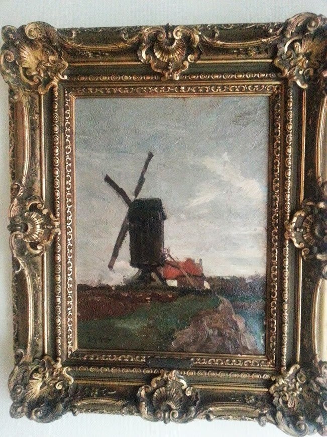 schilderij Jules Merckaert, Antiek en Kunst, Ophalen
