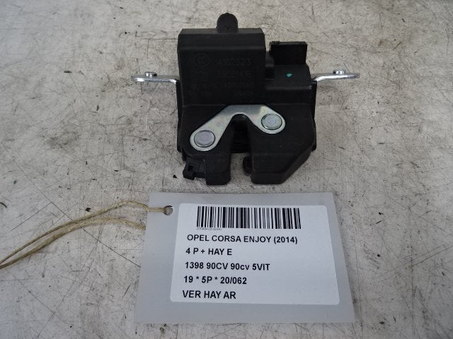 SERRURE COFFRE Opel Corsa E (01-2014/-) (39021416), Utilisé, Opel, Haillon arrière