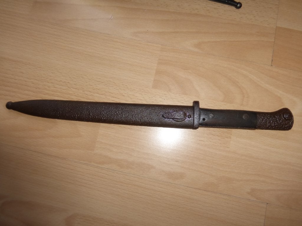 Baionnette Mauser 84/98 2e type J. Mehlich ww1, Collections, Objets militaires | Général, Envoi, Armée de terre, Couteau ou Poignard
