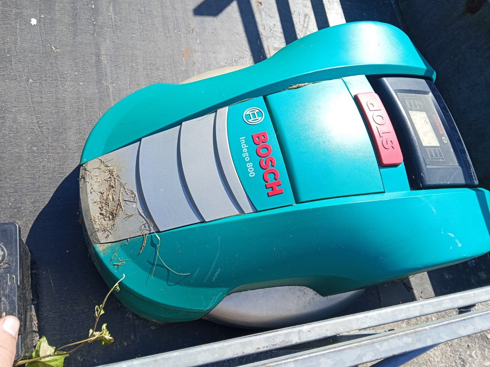 Robot tondeuse bosch indego 800, Enlèvement